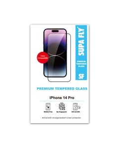 Supa Fly iPhone 14 Pro Tempered Glass Screen Protector by Technomobi