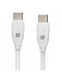 Superfly 1.5m 120W USB Type C Cable White sold by Technomobi
