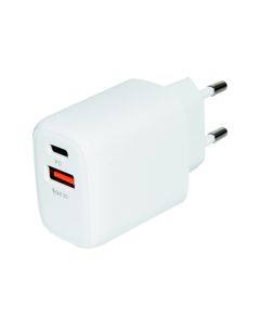 Superfly 38W Dual USB PD and QC Wall Charger - White