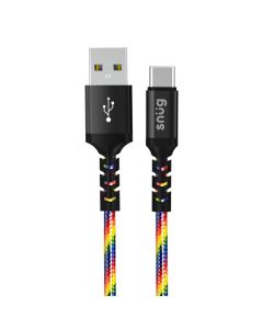 Snug USB To Type C Rainbow Cable 1.2M