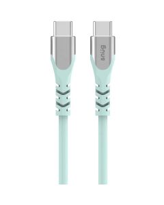 Snug Type C To Type C Silicone Cable 1.2m - Blue