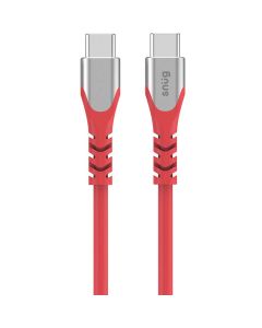 Snug Type C To Type C Silicone Cable 1.2m - Red