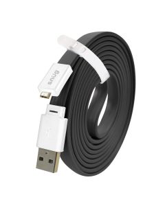 Snug Micro USB Charge & Sync Cable - Black - Black