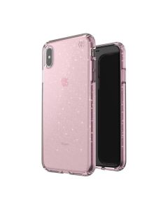 Speck iPhone XS Max Presidio Clear Glitter Case - Pink/Gold