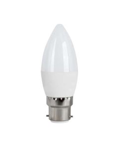 Switched 5W Candle LED Light Bulb B22 sold by Technomobi