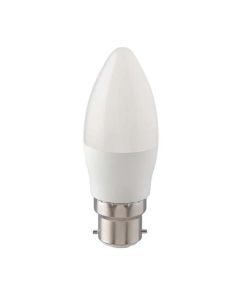 Switched 5W Candle LED Light Bulb B22 sold by Technomobi