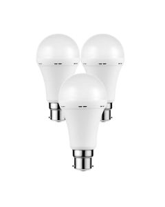 Switched 5W A60 Rechargeable B22 LED Light Bulbs 3 Pack by Technomobi