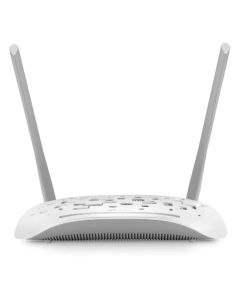 TP-Link 300Mbps Wi-Fi ADSL2+ Modem Router in White Sold by Technomobi