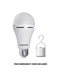 Elecstor 7W E27 Rechargeable & Dimmable Globe 1200mah A60 - White
