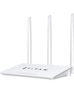 Titan Silica N300 Wireless Router in White Sold by Technomobi