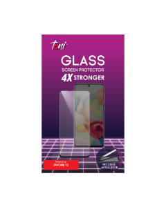 Toni Glass iPhone 15 Screen Protector with Applicator by Technomobi