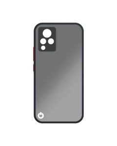 Toni Merge Case Vivo V21 5G - Smokey Black/ Red
