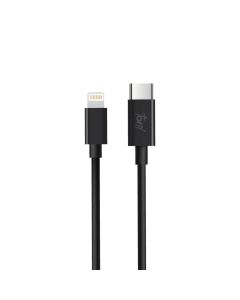 Toni Fast Charging Type C to Apple Lightning 1.2m Cable in Black sold by Technomobi