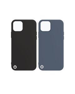 Toni Twin Silicone Apple iPhone 13 Mini - Black/Blue