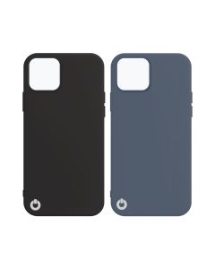 Toni Twin Silicone Case Apple iPhone 13 Pro - Black/Blue