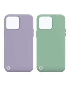 Toni Twin Silicone Case Apple iPhone 13 Pro Max - Violet/Turquoise