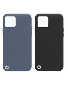Toni Twin Silicone Apple iPhone 12 Pro Max in Black and Blue sold by Technomobi