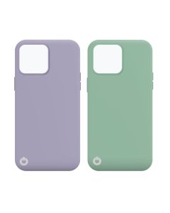 Toni Twin Silicone Case Apple iPhone 13 Pro - Violet/Turquoise