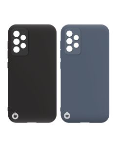 Toni Twin Silicone Case Samsung A23 - Black/ Blue