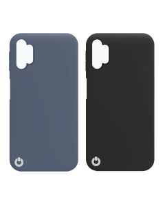 Toni Twin Silicone Case Samsung Galaxy A32 5G in Black and Blue sold by Technomobi