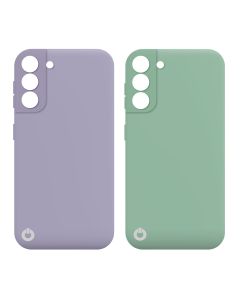 Toni Twin Silicone Case Samsung Galaxy S21 Plus 5G - Violet/Turquoise