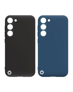 Toni Twin Silicone Case Samsung Galaxy S23 - Black / Blue