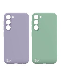 Toni Twin Silicone Case Samsung Galaxy S23 Plus - Violet / Turquoise