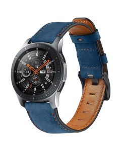Toni Genuine Leather Watch Strap 22mm in Blue sold by Technomobi