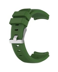 Toni Silicone Buckle Watch Strap 20mm - Green