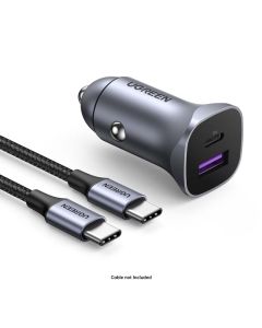 UGreen Dual PD/USB Car Charger 30W sold by Technomobi