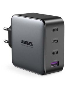 UGreen 4 Port GAN 100W PD Wall Charger - Black