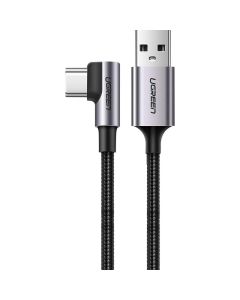 UGREEN USB To Type C Right Angle Braided Cable 2M by Technomobi