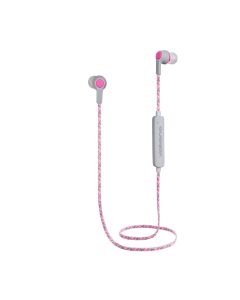 Volkano Moda Series Nylon Bluetooth Earphones - Pink