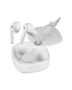 Volkano Ore Series True Wireless Earphones with Charging Case - White