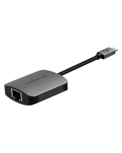 VolkanoX Core LAN Series USB Type C to Gigabit LAN Adaptor - Charcoal