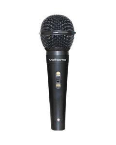 Volkano Ace Series Metal Wired Dynamic Vocal Microphone - Black