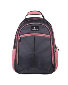 Volkano Orthopaedic Backpack 27L - Dark Grey / Pink
