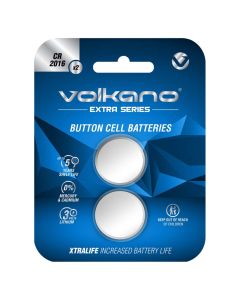 Volkano Extra Series CR2016 Pack of 2 Batteries