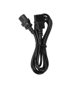 Volkano Presto Series Power Cable 3 pin IEC Extension 10A - Black