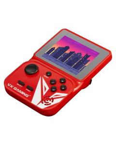 Volkano Gaming Nostalgia Series Handheld Retro Game Station with 4GB Micro SD - Red