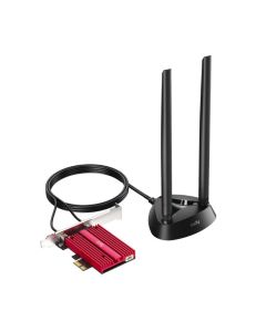 Cudy AX5400 Wi-Fi 6 / 6E Bluetooth 5.2 PCIe Adapter - Red