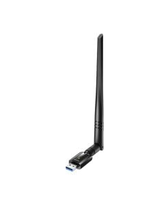 Cudy 1300Mbps High Gain WiFi USB3.0 Adapter with High Gain Antenna in black sold by Technomobi