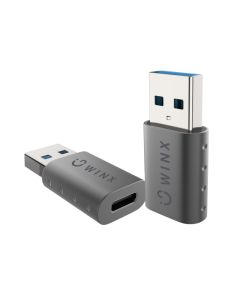 Winx Link Simple USB To Type C Adapter Dual Pack sold by Technomobi