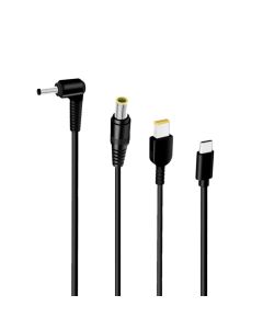 Winx Link Simple Type C To Lenovo Charging Cables in black sold by Technomobi
