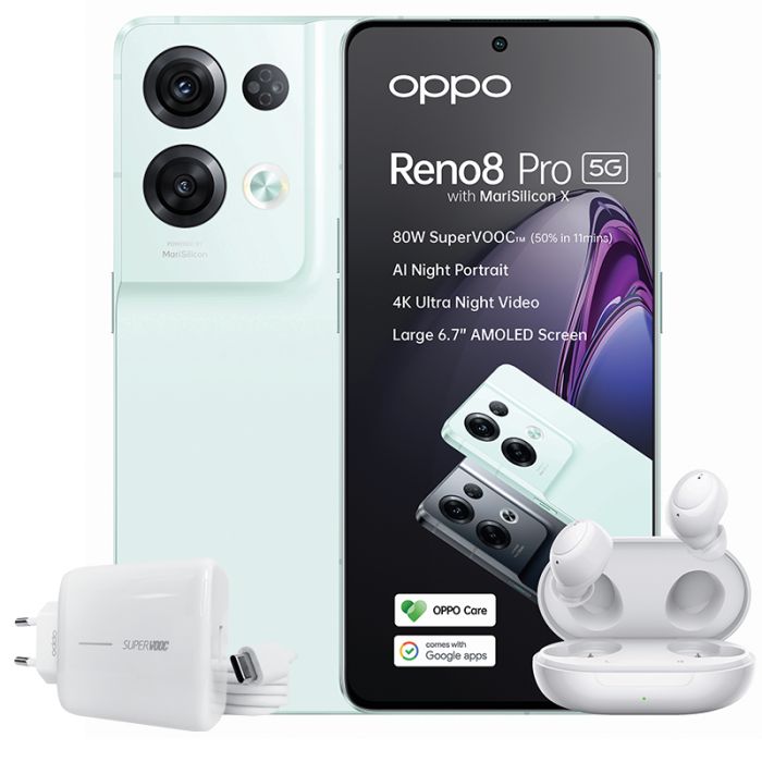 OPPO Reno8 Pro 5G Dual Sim 256GB - Glazed Green