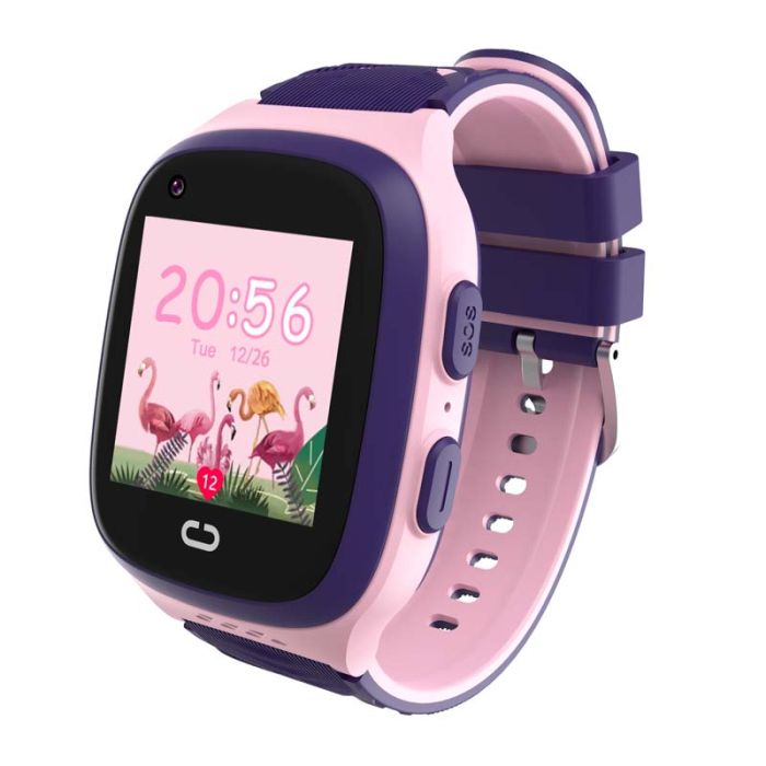 Volkano Find Me 4G Series GPS Tracking Watch with Camera - Pink ...