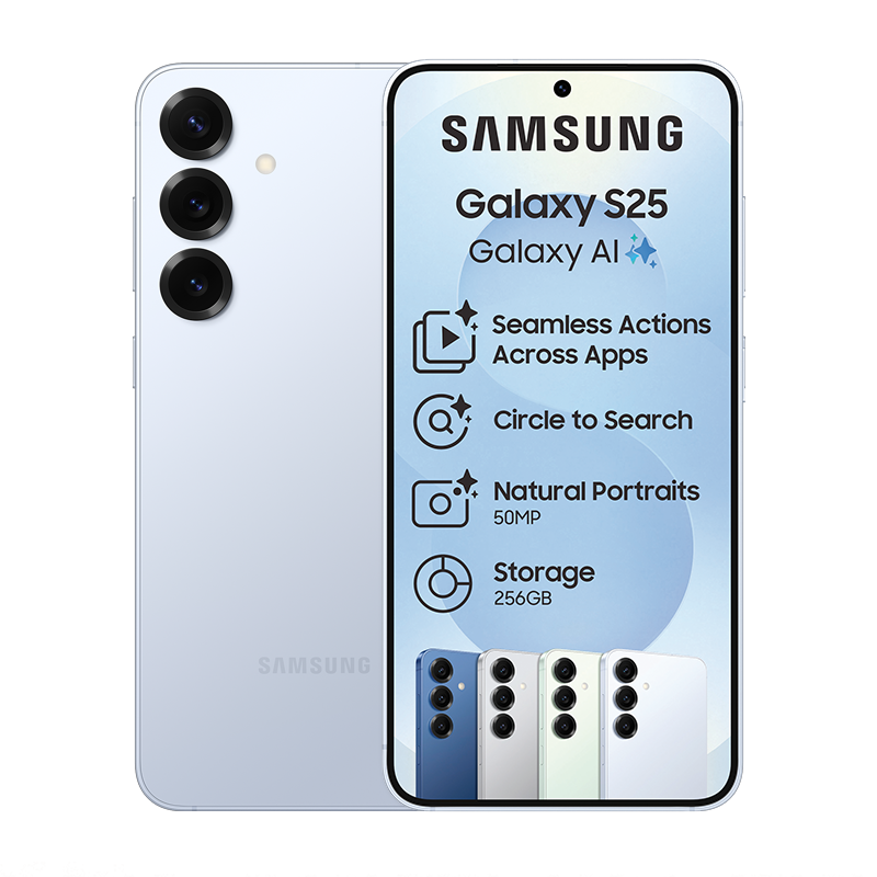 Samsung Galaxy S25 5G Dual Sim 256GB - Icy Blue | Technomobi