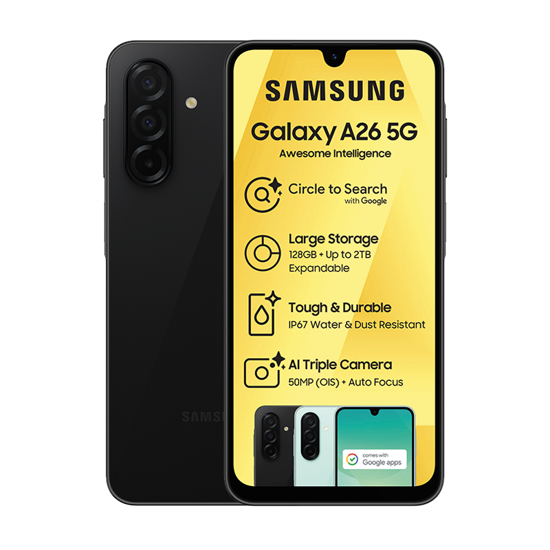 Samsung Galaxy A26 5G Dual Sim 128GB - Black | Technomobi