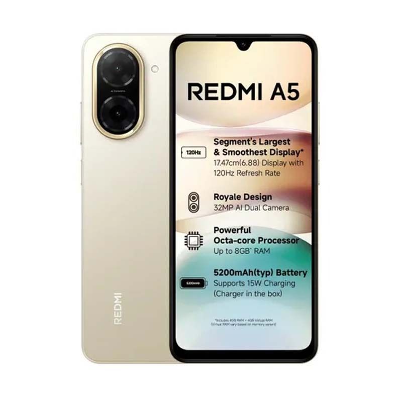Xiaomi Redmi A5 4G Dual Sim 128GB - Gold