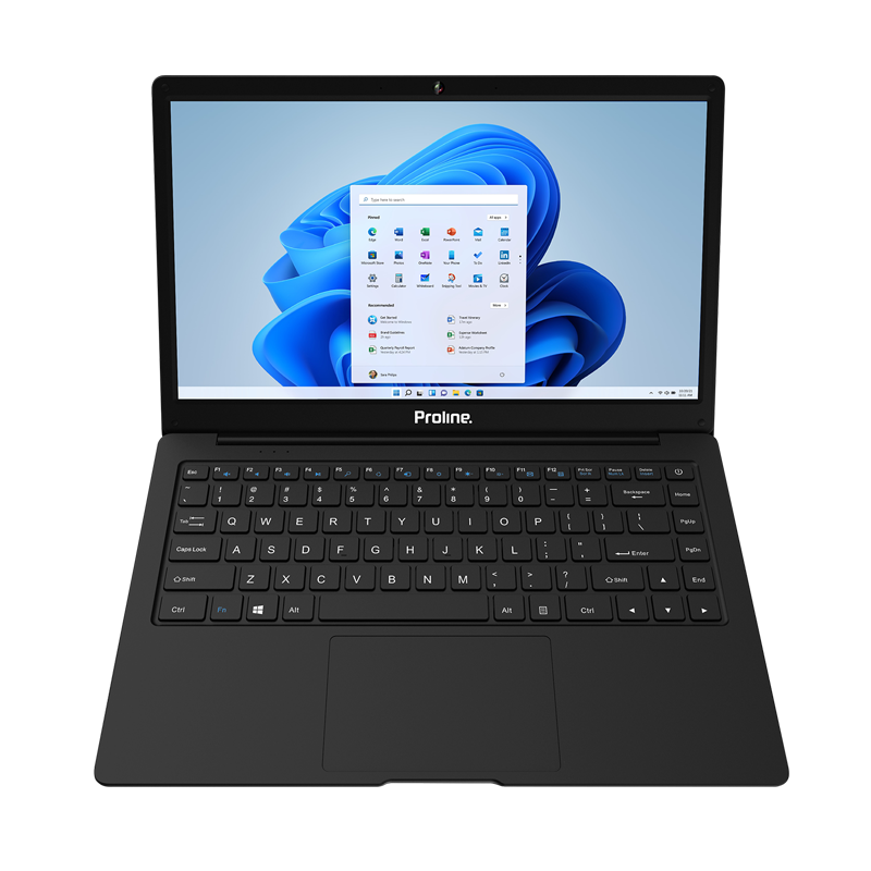 Proline V146 14-inch Celeron 4GB 128GB Notebook Black